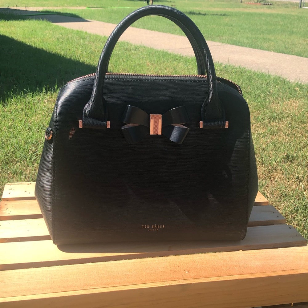 Ted Baker Small Bowsiia Leather Bowler Bag